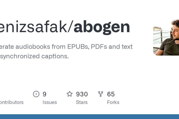 Abogen: Revolutionizing Audiobook Creation with Lightning-Fast Text-to-Speech Conversion