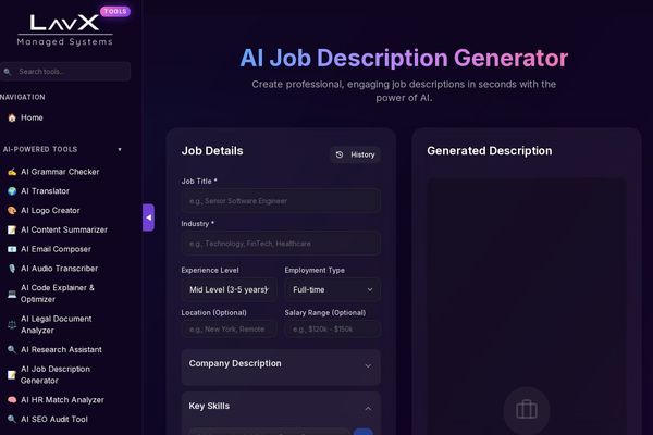 Accelerate Talent Acquisition with AI-Driven Job Descriptions – LavX’s Next‑Gen Tool