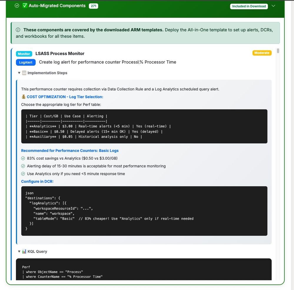 Accelerating SCOM to Azure Monitor Migrations with Automated Analysis and ARM Template Generation | Microsoft Community Hub