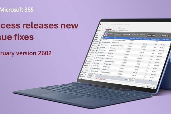Microsoft Access 2602: Monaco Editor Enhancements and Datasheet Fixes