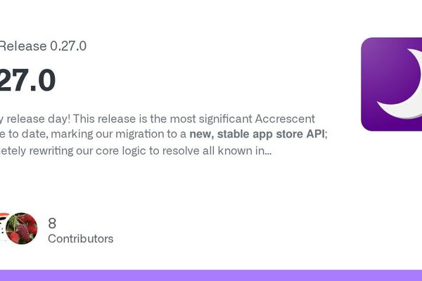 Accrescent 0.27.0 Overhauls Android App Store with Atomic Updates, Background Installs