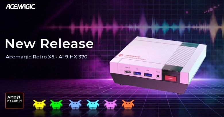 ACEMAGIC stuffed an AMD Strix Point mini PC into a NES-inspired chassis - Liliputing