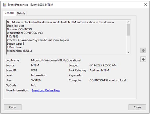 Active Directory Hardening Series - Part 8 – Disabling NTLM | Microsoft Community Hub