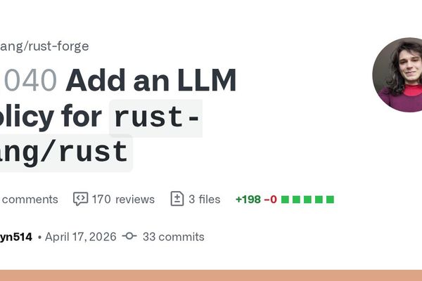 Rust Project Navigates LLM Policy Tightrope: Balancing Innovation with Quality Control