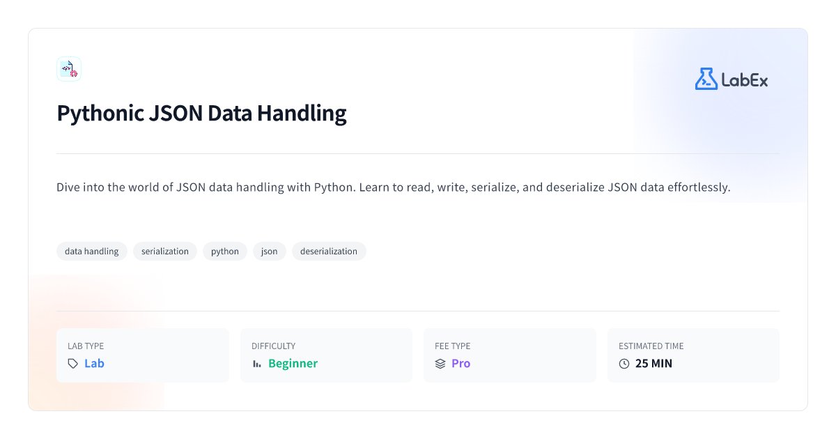Pythonic JSON Data Handling