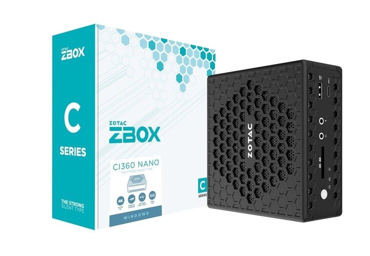 The fanless Zotac Zbox CI360 nano is just 0.9-litres in volume. (Image source: Zotac)