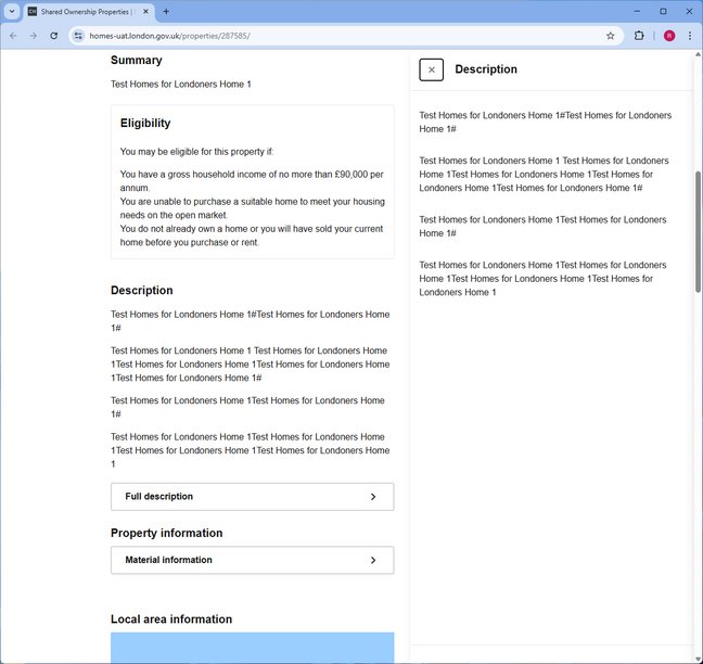 Test data for affordable housing site