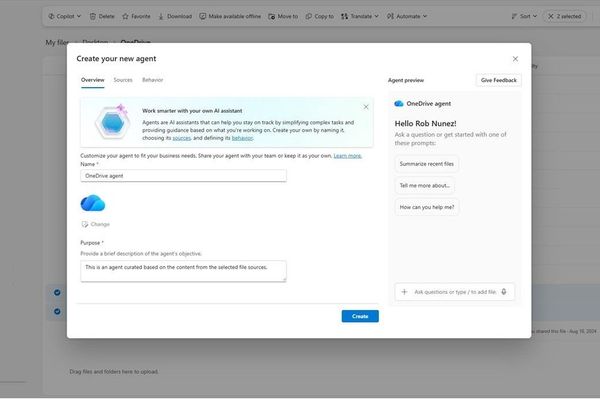 OneDrive Agents Go Live: AI Teammates Built from Your Files