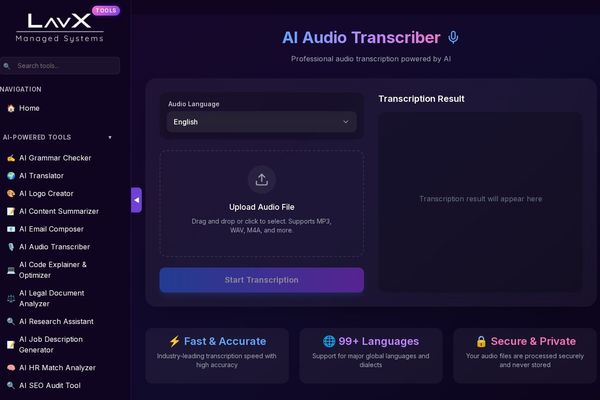 AI Audio Transcriber: Transforming Voice to Text with Precision and Speed