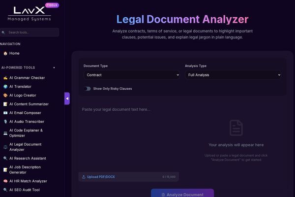 AI Legal Document Analyzer: Empowering Tech Leaders to Navigate Complex Contracts with Confidence