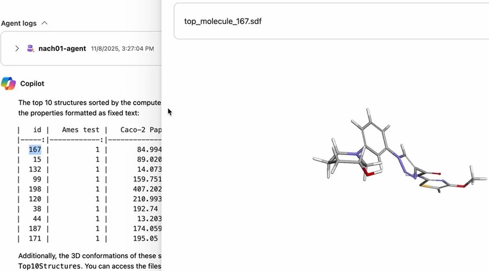 AI-Native Drug Discovery using Insilico Medicine’s Nach01 Model and Microsoft Discovery | Microsoft Community Hub
