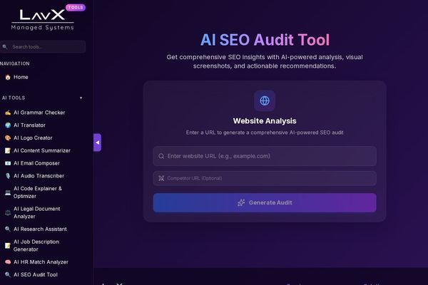 AI-Powered SEO Audits: How LavX's Comprehensive Analysis Tool Transforms Digital Marketing Strategy