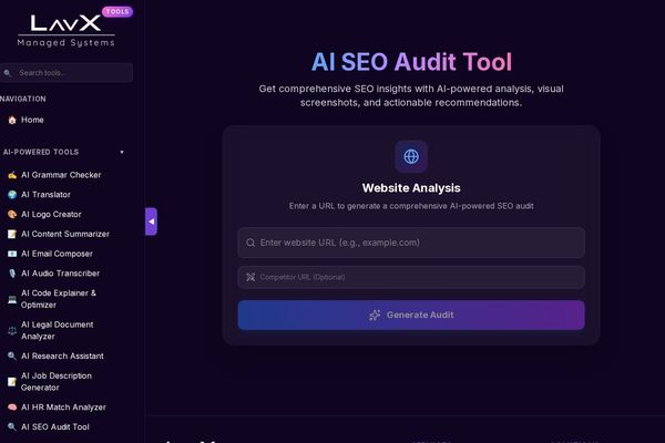 AI-Powered SEO Audits: Transforming Digital Strategy with LavX's Intelligent Analysis