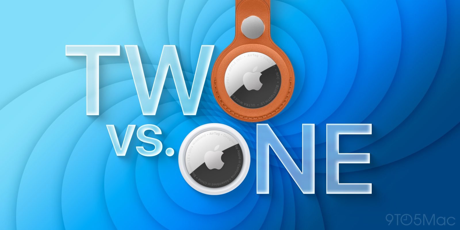 A brief note about one more AirTag 2 difference | 'Two versus one' graphic