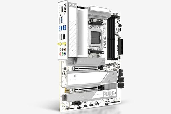Sapphire's All-White X870A WiFi 7 Motherboard Targets Style-Conscious Gamers at $249