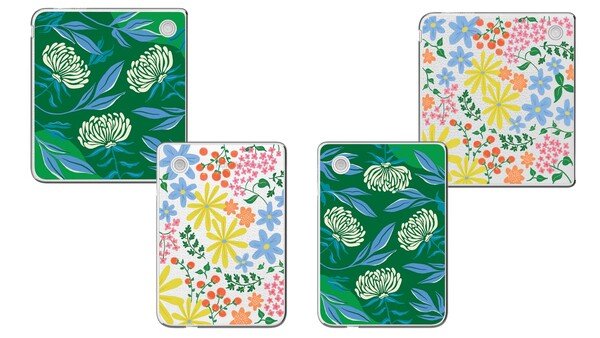 Kobo's limited edition cases have a floral design.