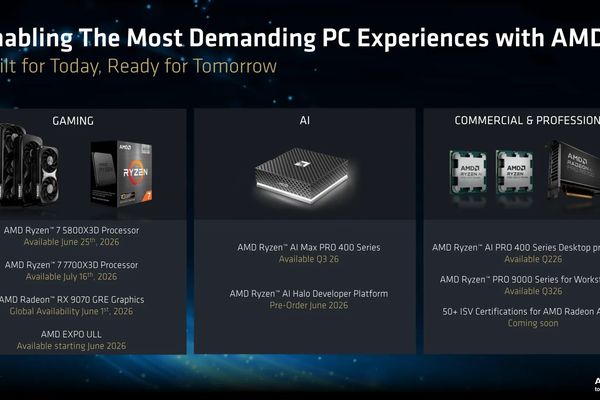 AMD Unleashes Radeon RX 9070 GRE and Ryzen AI Max PRO 400 at Computex 2026