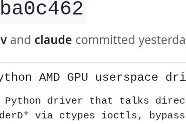 AMD Engineer Creates Pure-Python GPU Driver Using AI, Bypassing Traditional ROCm Stack