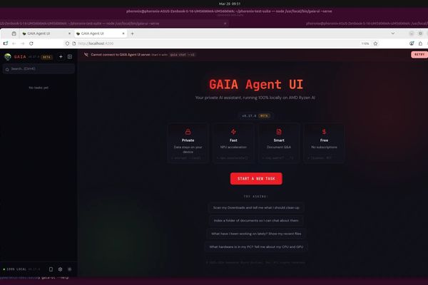 AMD GAIA 0.17 Brings Privacy-First Local AI Agent UI to Ryzen AI Hardware