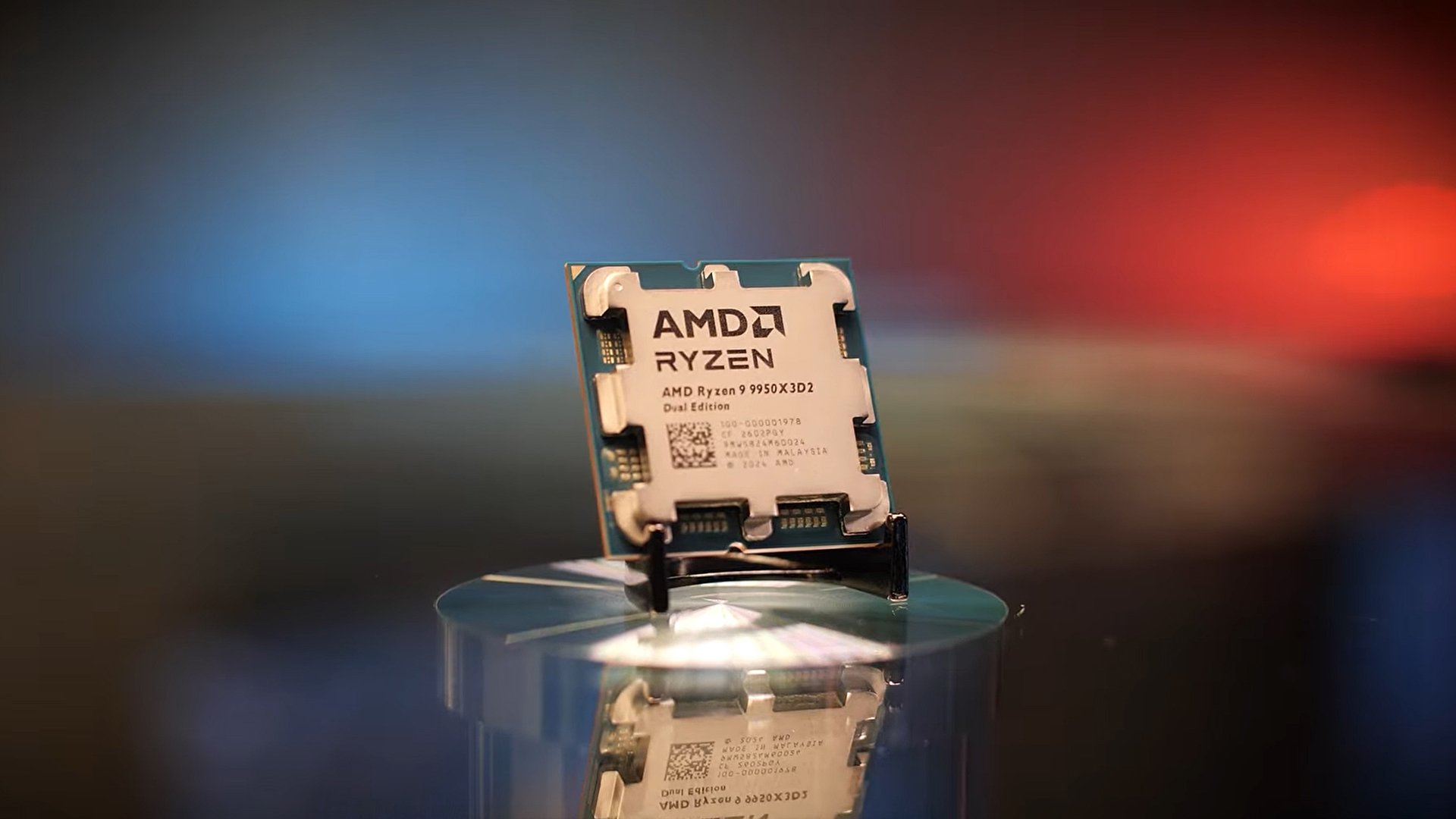 The AMD Ryzen 9 9950X3D2 Dual Edition desktop chip