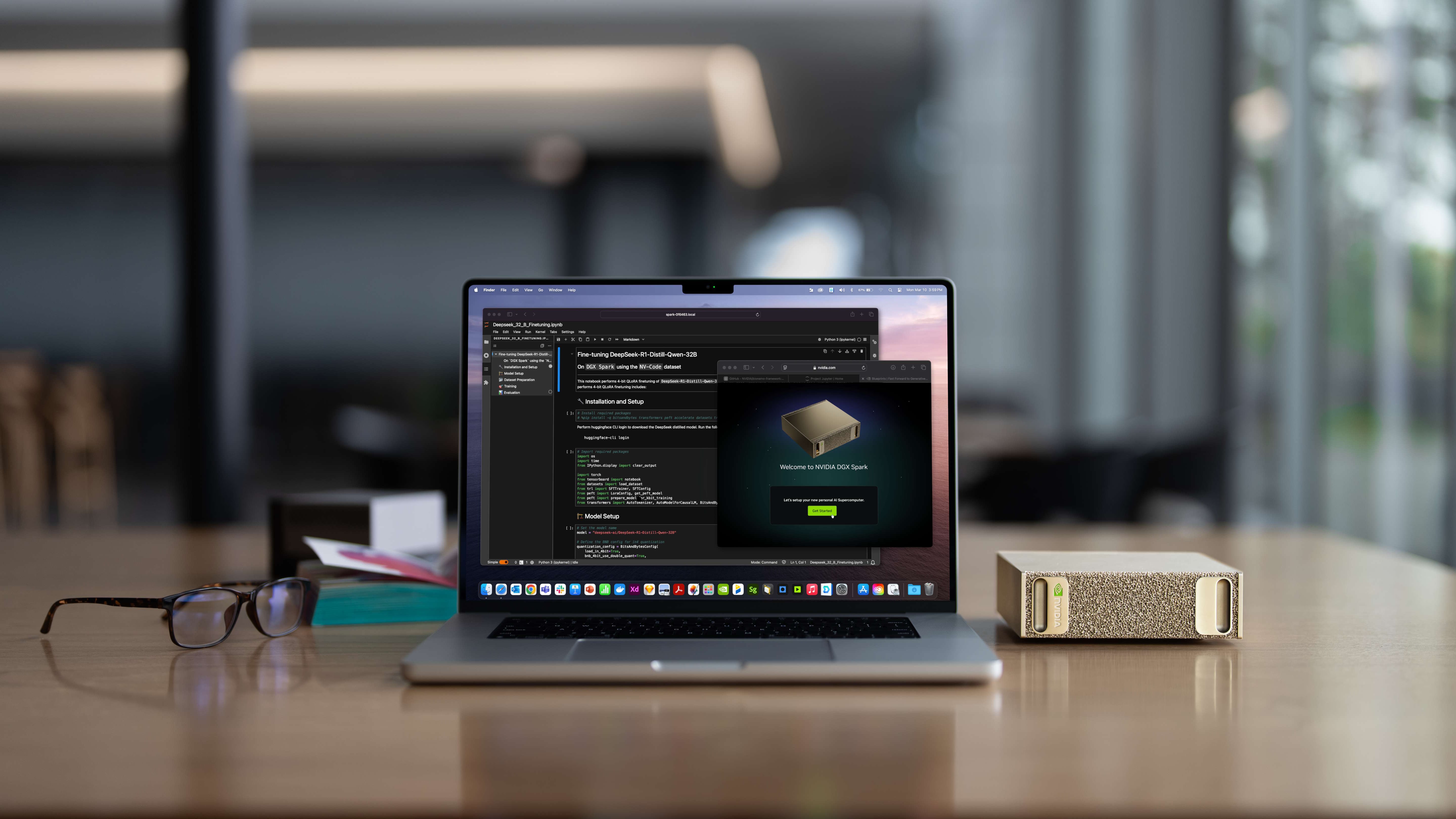 A DGX Spark developer workstation