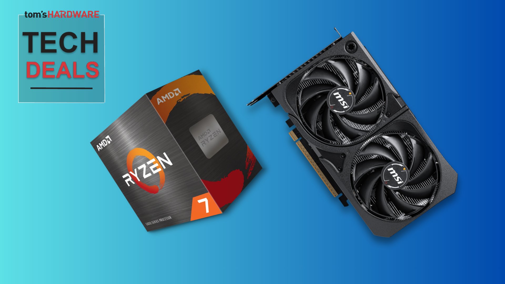 AMD Ryzen 7 5800X and MSI RTX 5060 Shadow 2X OC on sale at Newegg