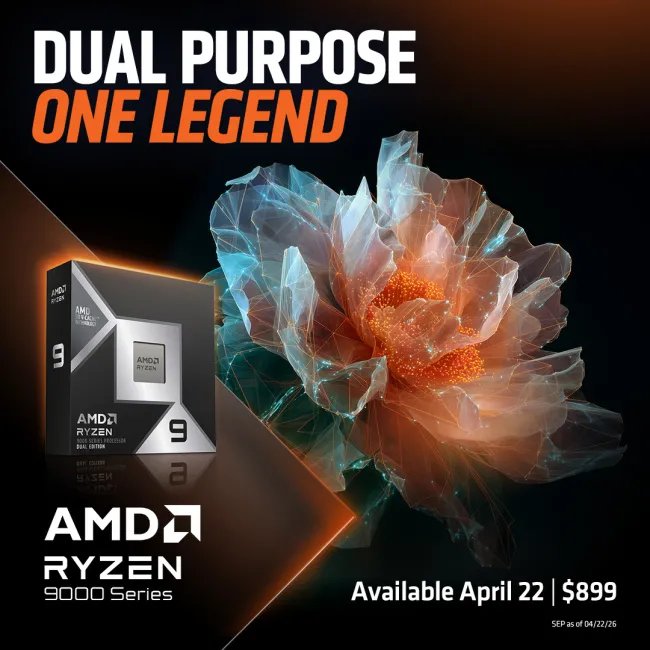 Ryzen 9 9950X3D2 pricing announcement