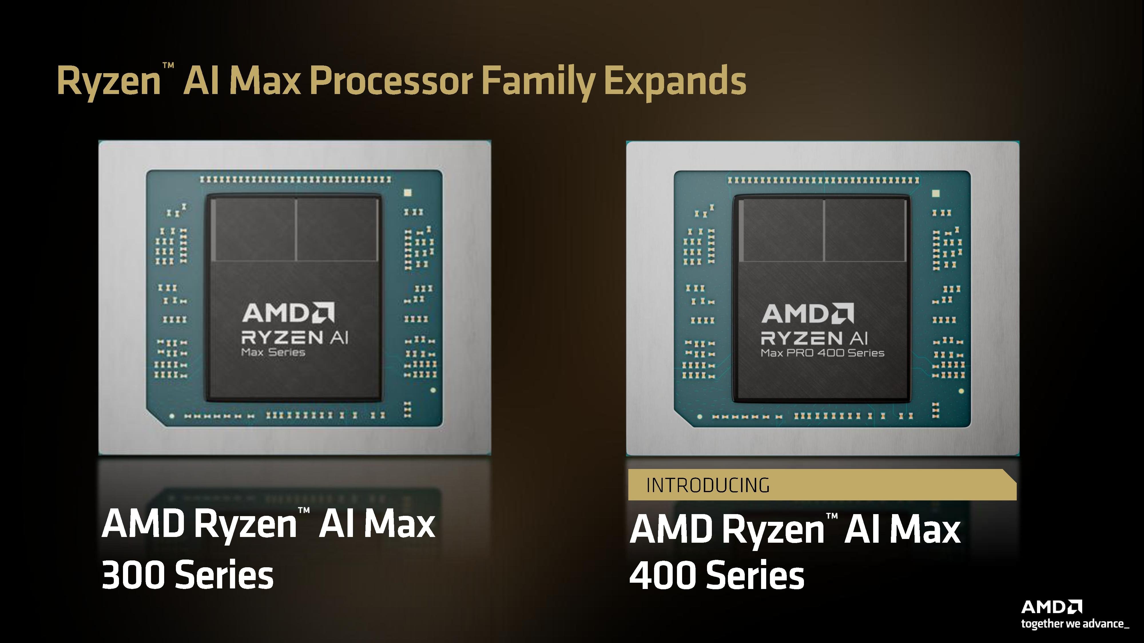 Ryzen AI Max 400 details.