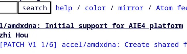 AMD AIE4 enablement begins