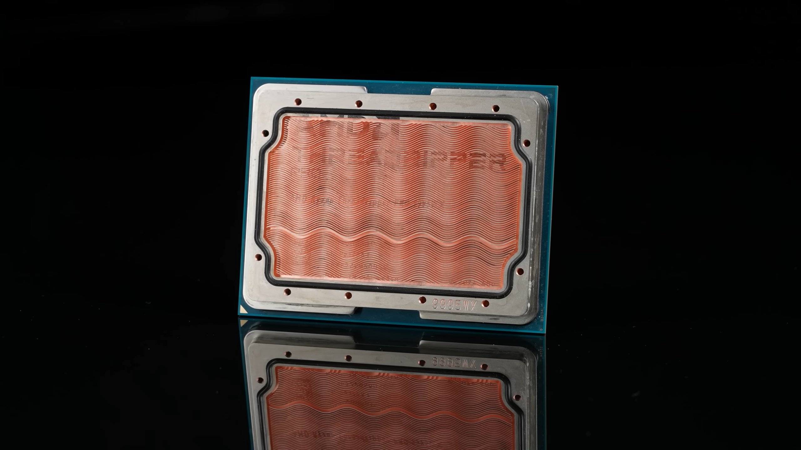 AMD Ryzen Threadripper Pro 9995WX with direct die cooling IHS