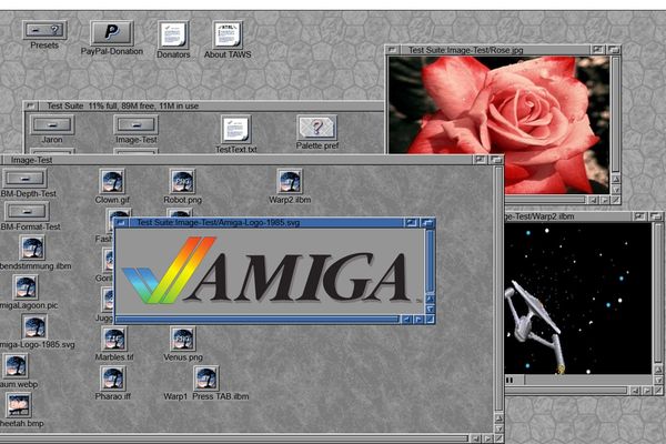 Amiga Workbench Simulator Updated with Enhanced OS 3.2 Support and AmiBench Presets