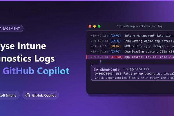 Intune Log Analysis With GitHub Copilot Signals a New Operating Model for Cloud Support