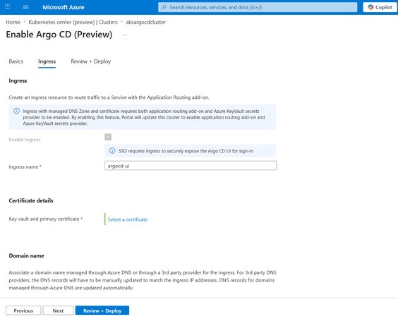 Announcing Public Preview of Argo CD extension in AKS Azure Portal Experience | Microsoft Community Hub