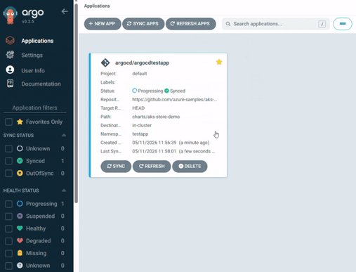 Announcing Public Preview of Argo CD extension in AKS Azure Portal Experience | Microsoft Community Hub