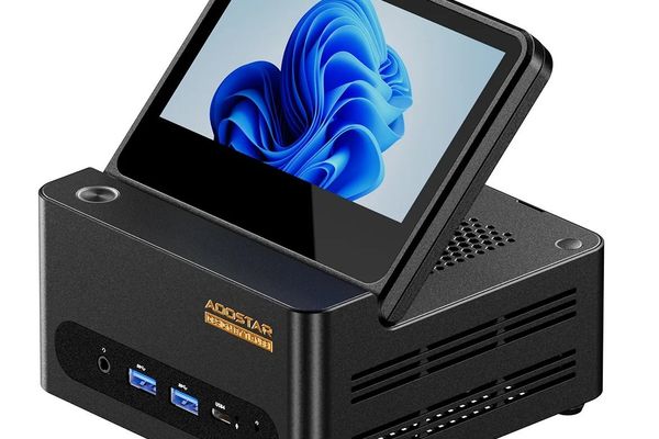 AOOSTAR G-Flip Mini PC Launches with Ryzen 7 H 255 and Flip-Up Display Starting at $339