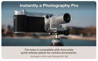 Apple iPhone as a real camera: Professional kit with teleconverter for better zoom now crowdfunding - NotebookCheck.net News