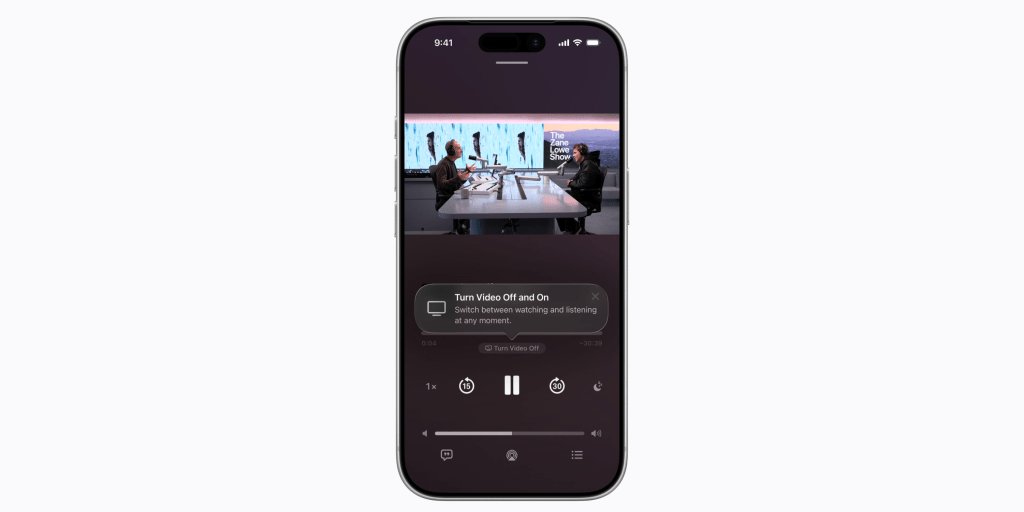 Apple Podcasts app gaining 'enhanced video podcast experience' in iOS 26.4 - 9to5Mac