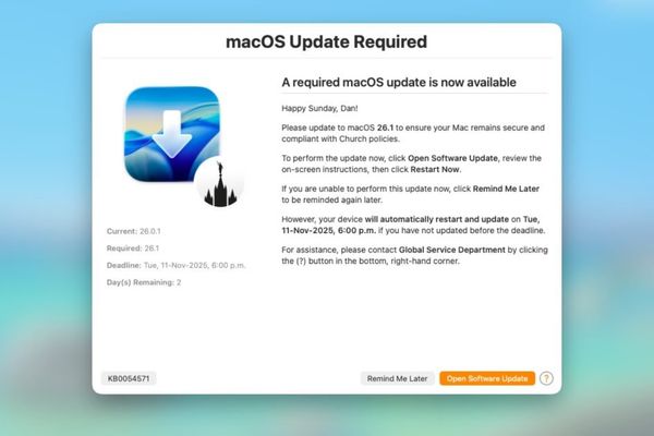 DDM OS Reminder 2.0 transforms Apple's subtle update notifications into user-friendly alerts