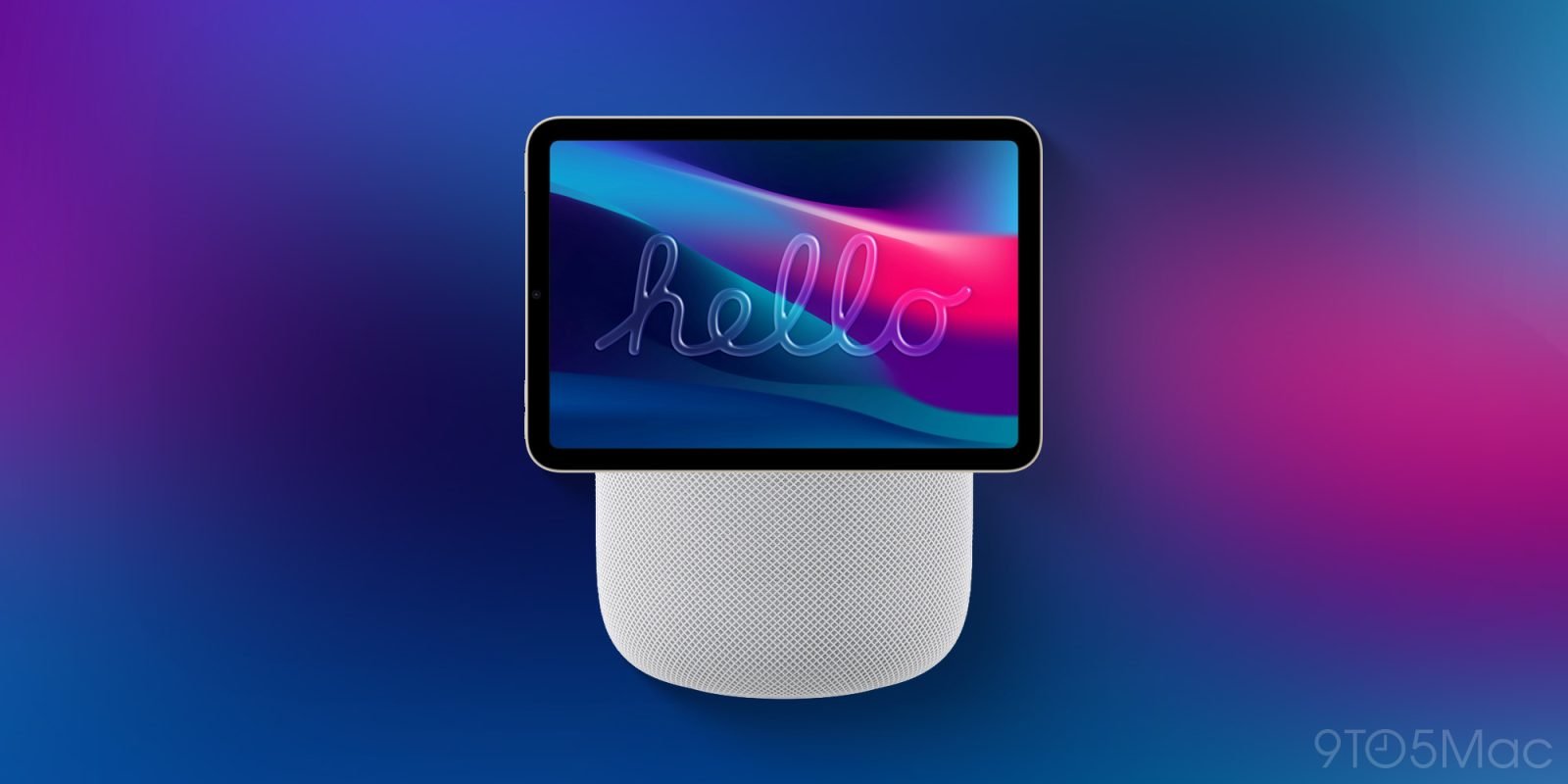 HomePod touch concept mockup