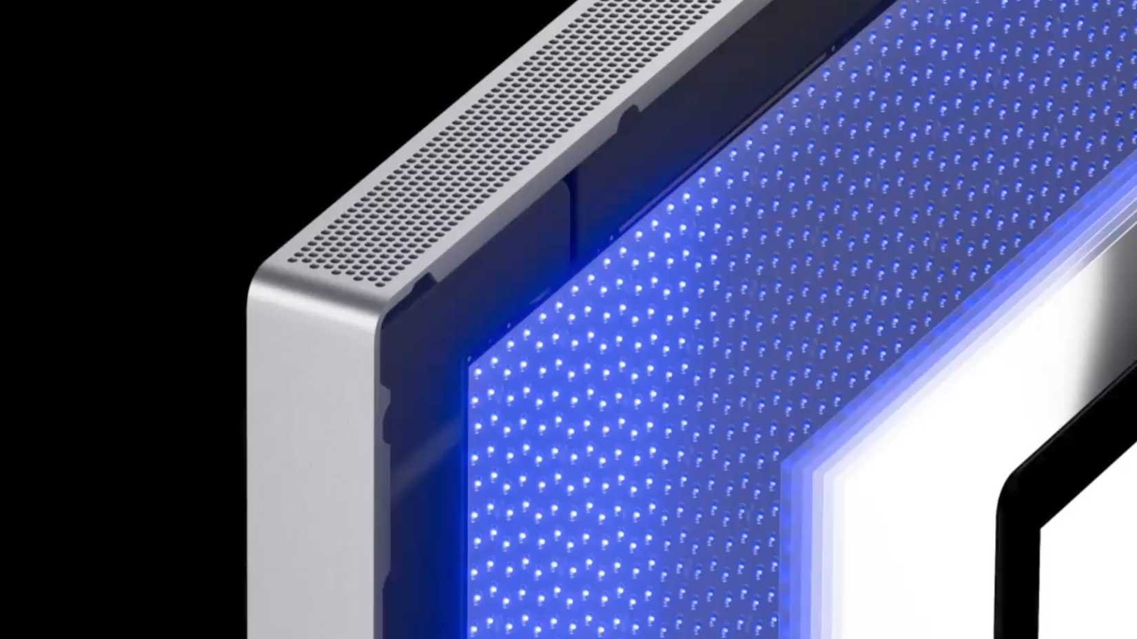 The Studio Display XDR's mini LED screen