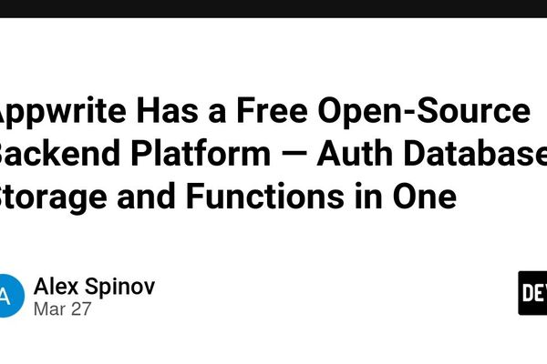 Appwrite: A Comprehensive Analysis of the Open-Source Backend Platform