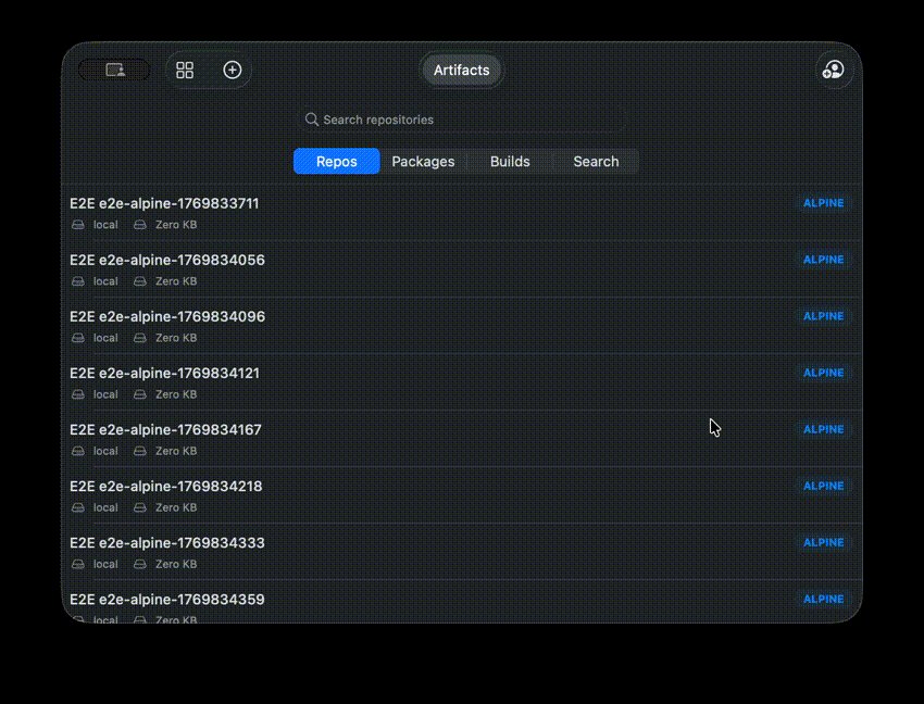 Artifact Keeper macOS App