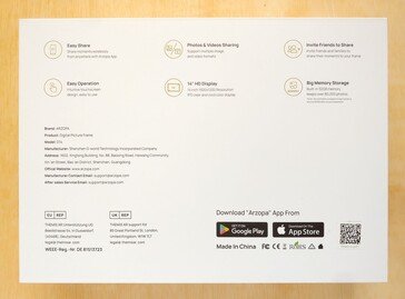 Arzopa D14 digital picture frame hands-on review: Unlimited photo storage - Notebookcheck Review