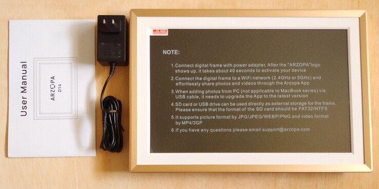 Arzopa D14 digital picture frame hands-on review: Unlimited photo storage - Notebookcheck Review