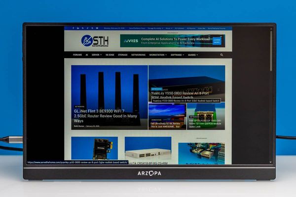 Arzopa Z1FC 16.1in 144Hz Portable Monitor Review - ServeTheHome