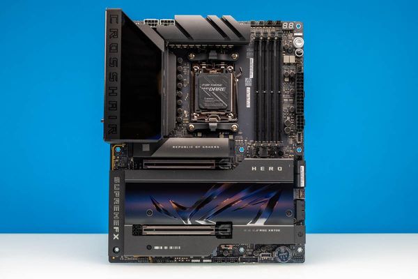 ASUS ROG Crosshair X870E Hero AMD AM5 Motherboard: High-End Workstation Power