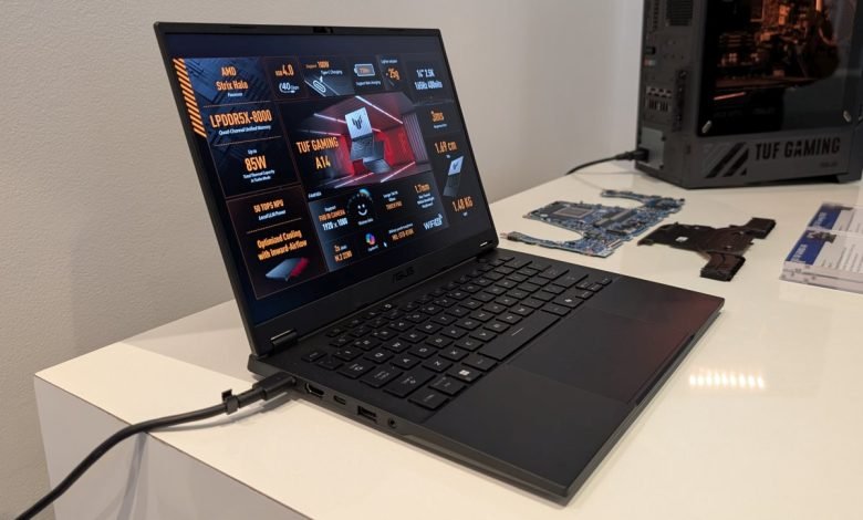 Asus TUF Gaming A14 laptop with Ryzen AI Max+ 392 now available for $2200 - Liliputing