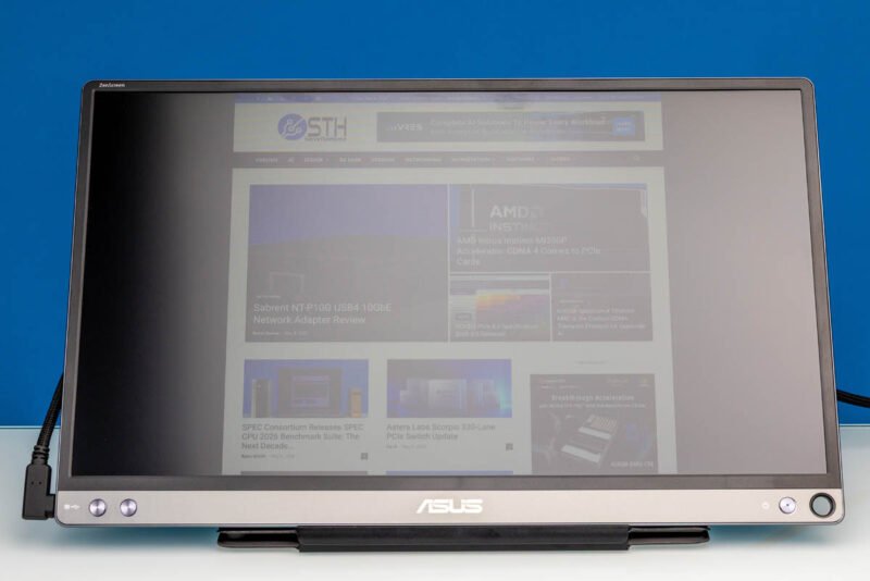 ASUS ZenScreen MB16ACE panel front angle