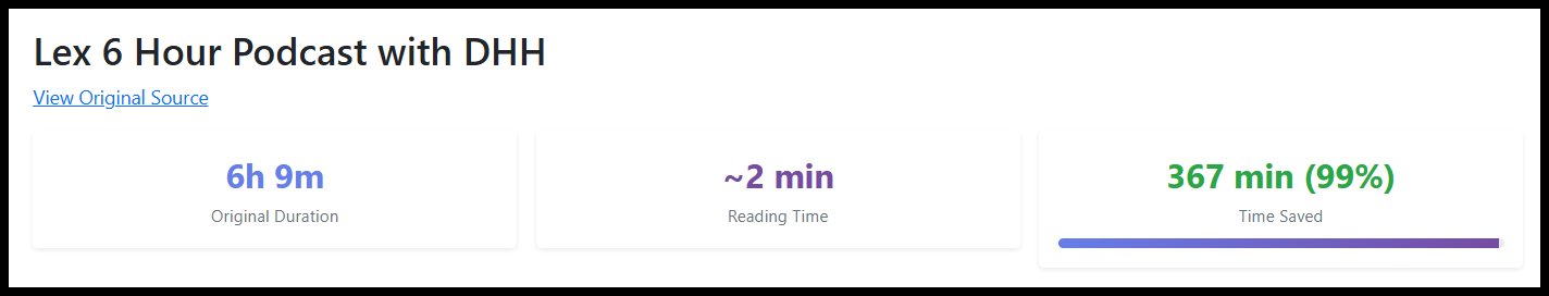 Audio Notes 2.0. Smarter Summaries, Better Insights, Less Time Wasted – Jamie Maguire