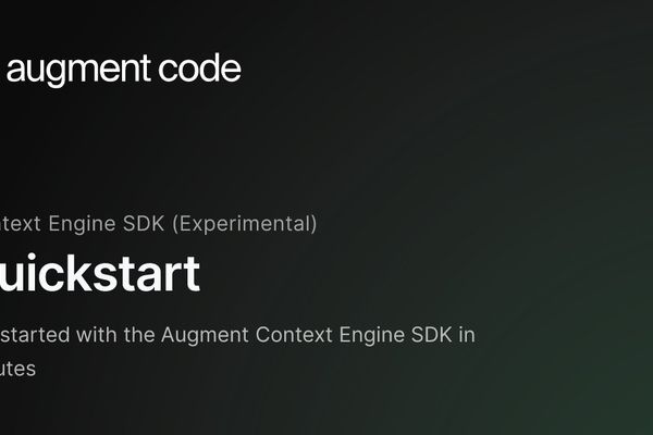 Augment’s Context Services SDK: Turning Data Streams Into Real‑Time AI Context